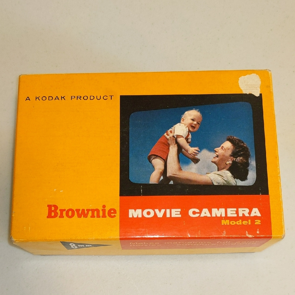 Vintage Brownie Model 2 Movie Camera For Parts Display Prop
